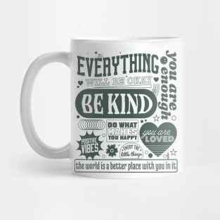 Positivity & Kindness Manifesto Mug